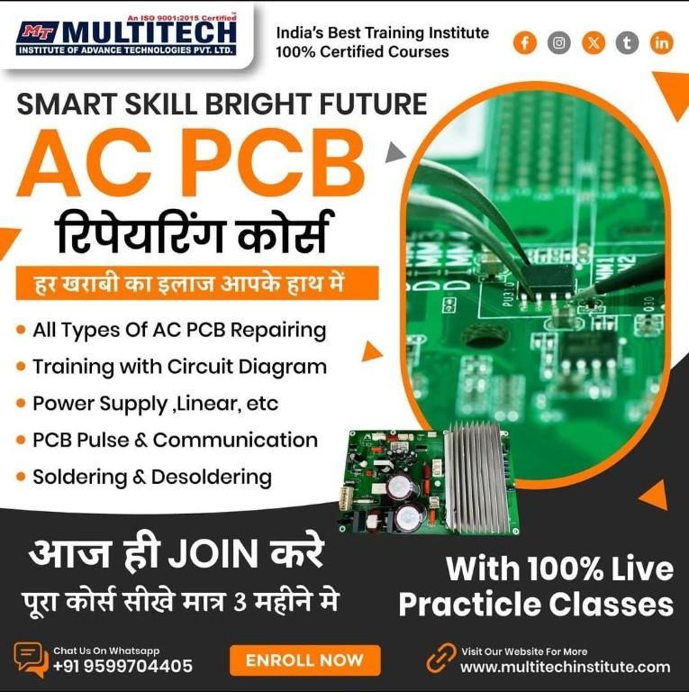 Learn AC PCB Repairing in Delhi | Multitech Institute in India - Image 1