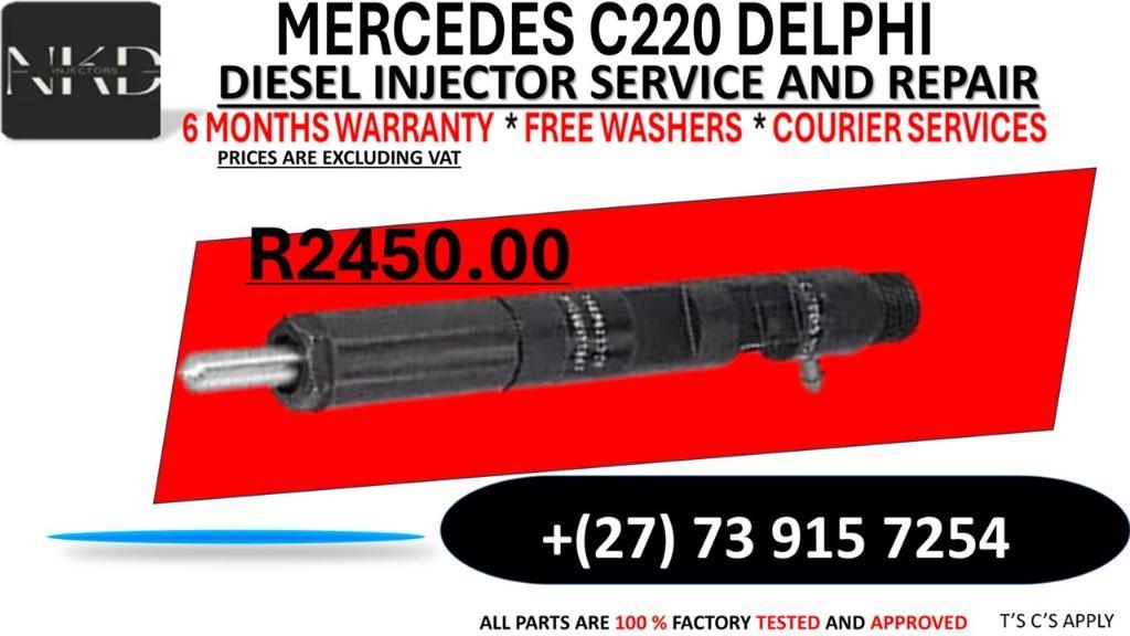 Mercedes C220 Delphi Diesel Injectors in South Africa - Image 1