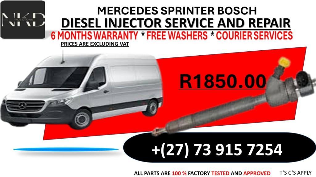 Mercedes Sprinter Bosch Diesel Injectors in Pinetown - Image 1