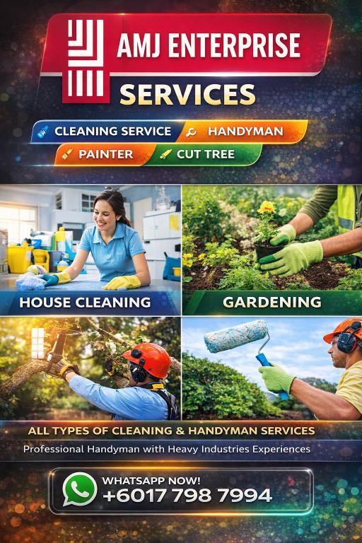 Handyman Service Cleaning Service in Kampung Pasir Gudang Baru - Image 1
