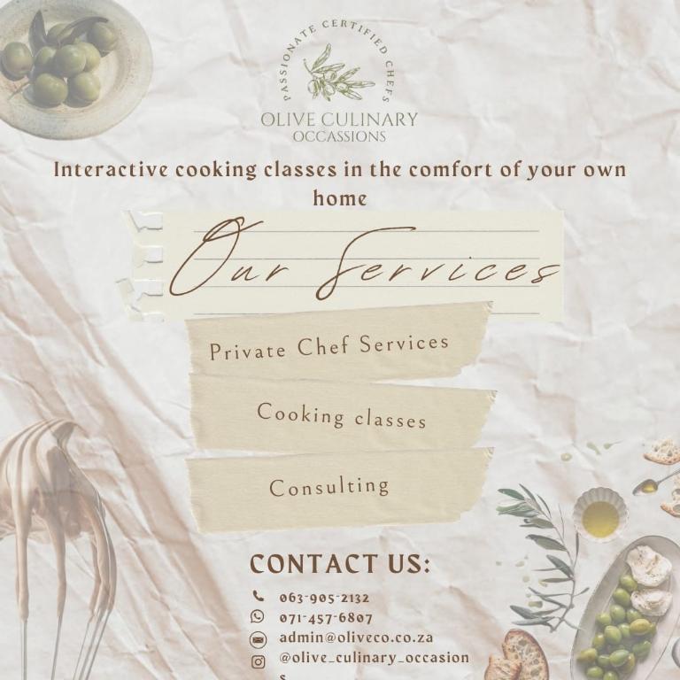 Cooking Classes and Catering services in Centurion - Image 1