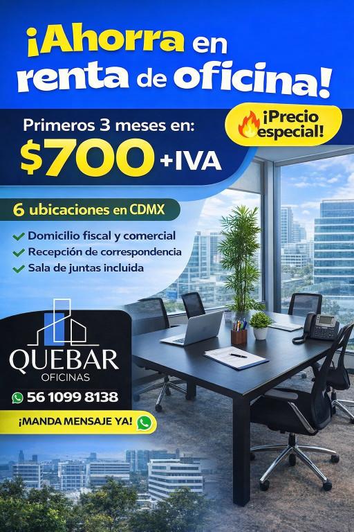 OFICINA VIRTUAL Y DOMICILIO FISCAL EN CDMX – PLANES ACCESIBLES en Iztacalco - Imagen 1