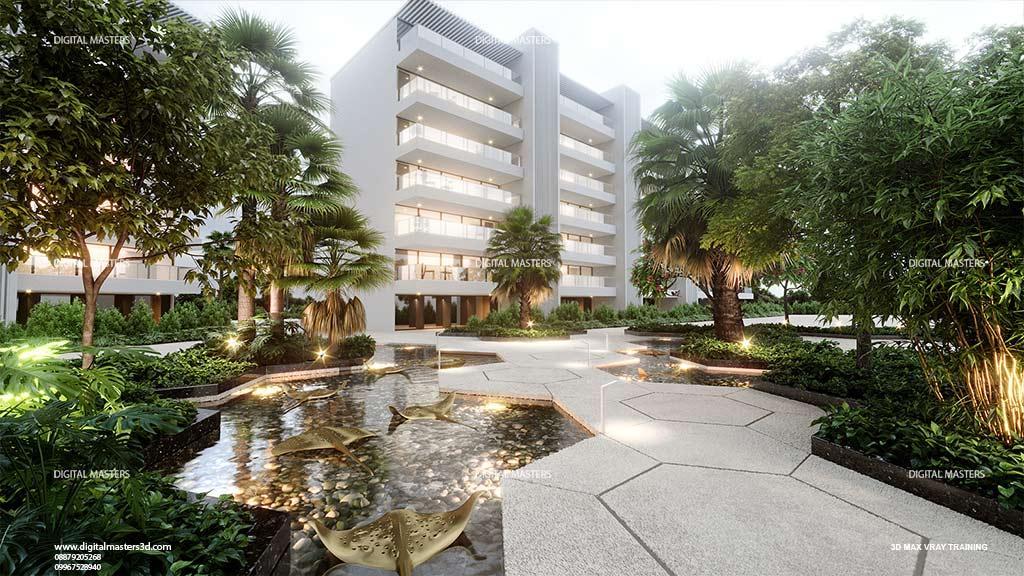 workshop Corona VRay 3D Max Rendering Animation 8879205268 in Vasanth Nagar - Image 2