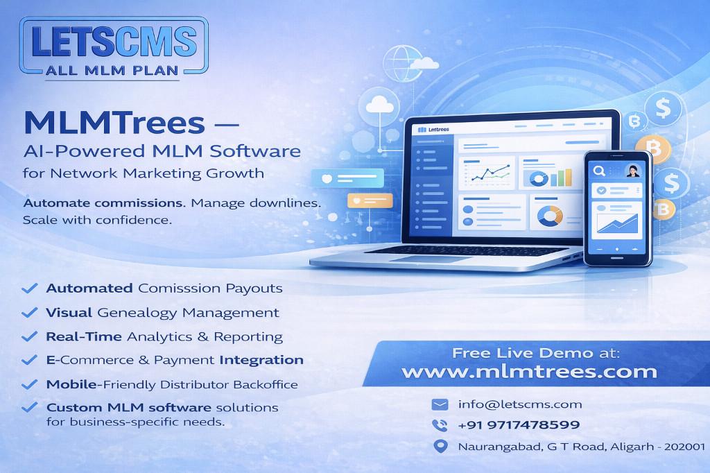 MLMTrees — AI-Powered MLM Software for Network Marketing in India - Image 1