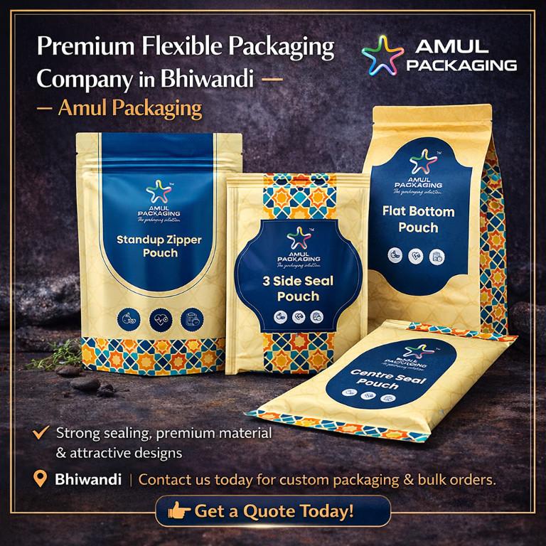 Trusted Pouch Packaging Experts | Amul Packaging in Mumbai - Image 1