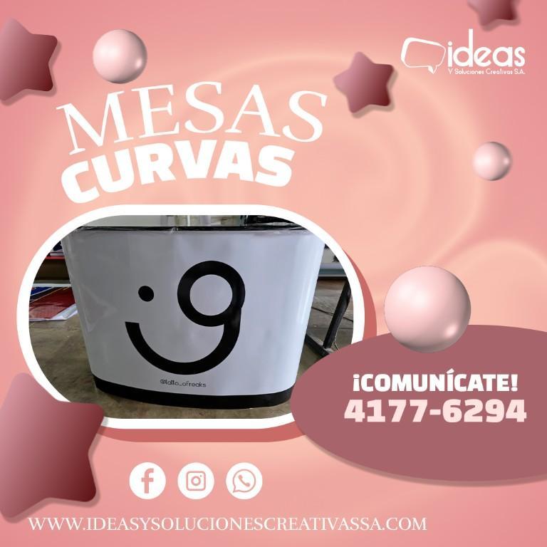 MESA CURVEADA PROMOCIONAL en Cobán - Imagen 1