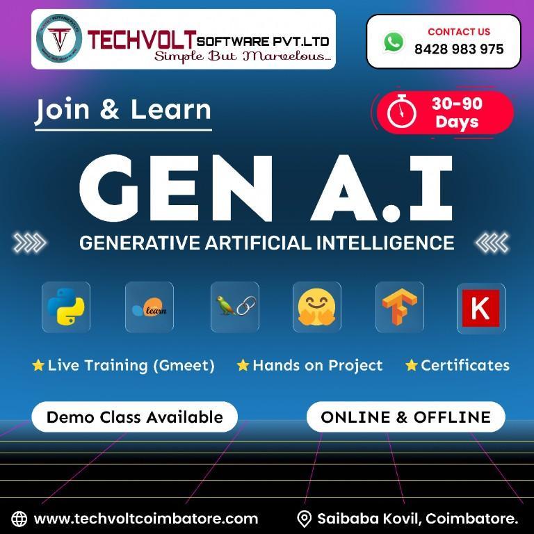 GEN AI Internship |MCA,MSc |Python Internship|Students Rs puram in India - Image 2