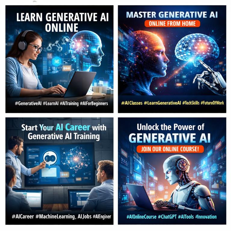 Learn generative AI online in Madhāpur - Image 2