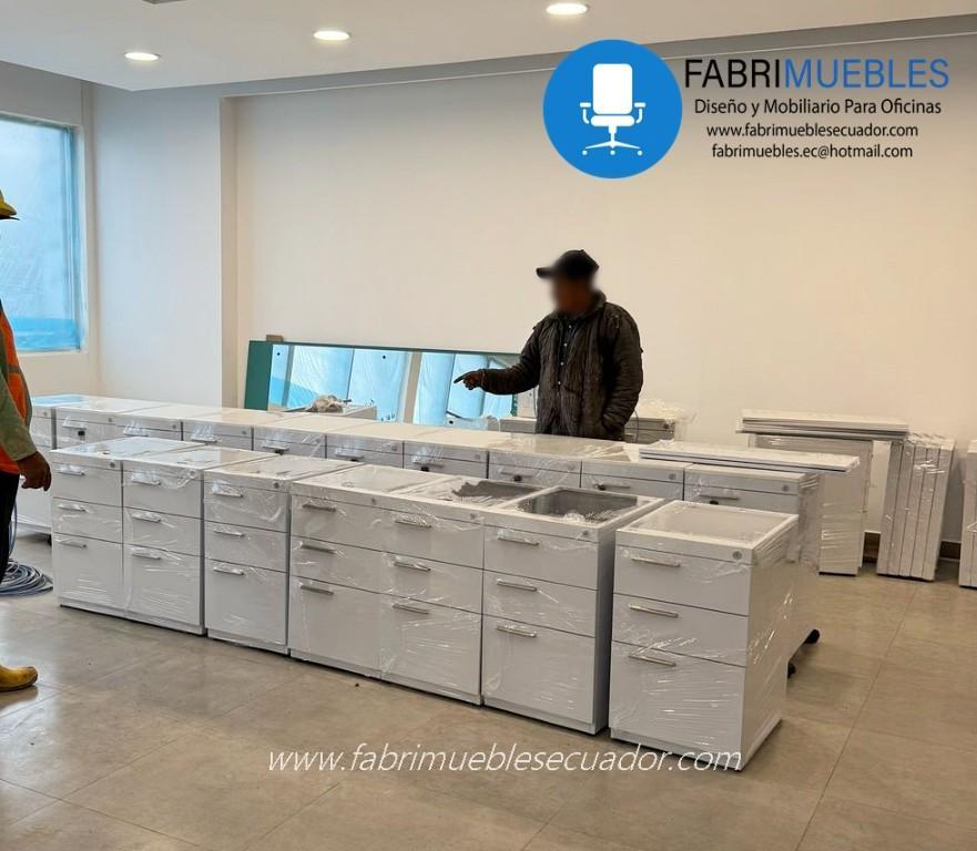 CAJONERAS CON JALADERAS TIPO ALUMINIO - PERFECTO PARA OFICINAS en Cayambe - Imagen 3