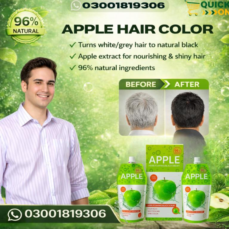 Buy Apple Hair Color Price In Layyah 100 Grey Hair Coverage in Pakistan - Image 1