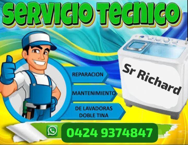 LAVADORA DOBLE TINA SERVICIOS en Venezuela - Imagen 1