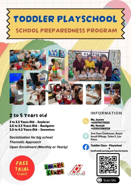 Smart Start Toddler Mainstream Class in Alabang - Image 1
