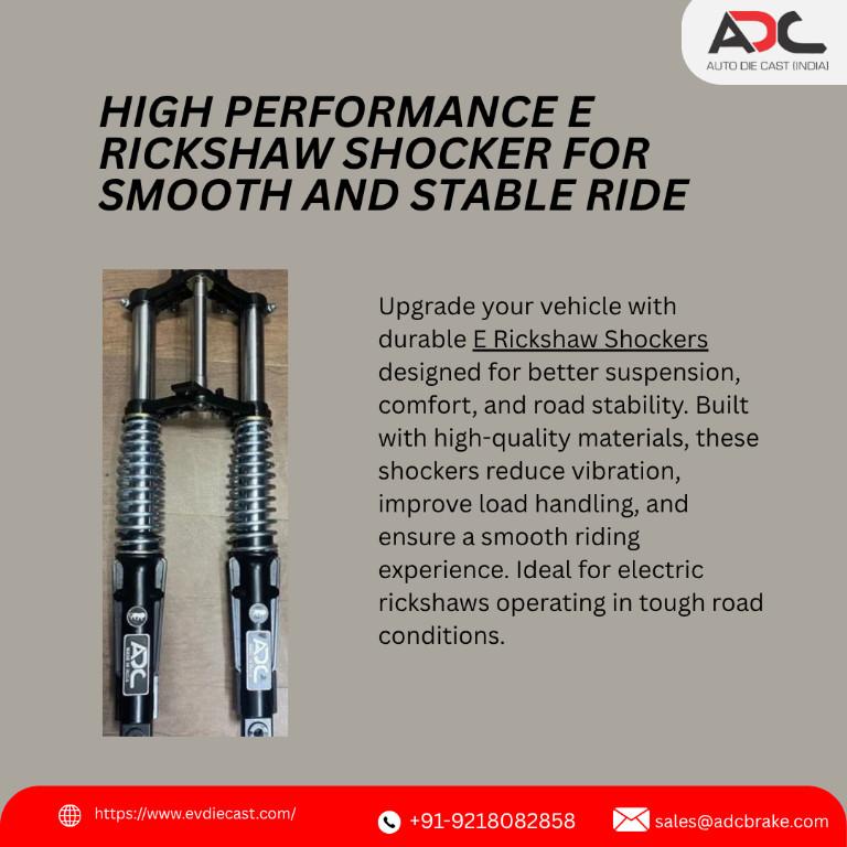 Durable E Rickshaw Shocker Manufacturer for Better Ride Comfort in India - Image 1
