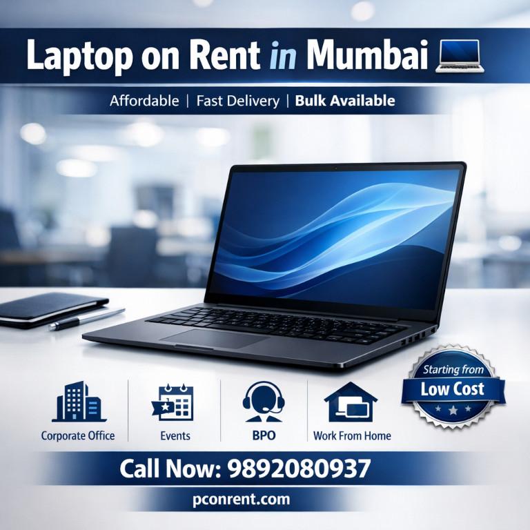 Laptop On Rent Started Price in India - Image 1