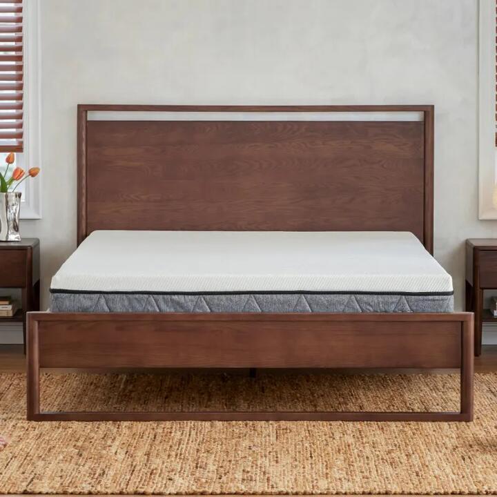 Axis Timber Bed Frame - Walnut / Single in New Plymouth - Image 1
