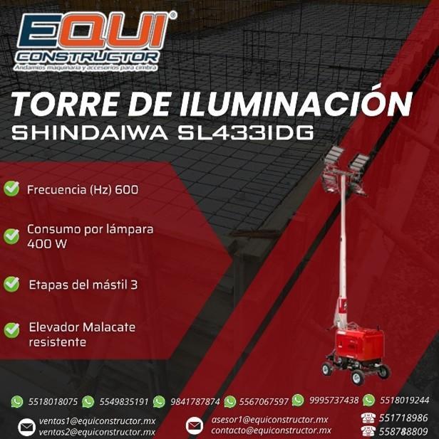 Venta Torre de iluminación SHINDAIWA SL433IDG en Perote - Imagen 1