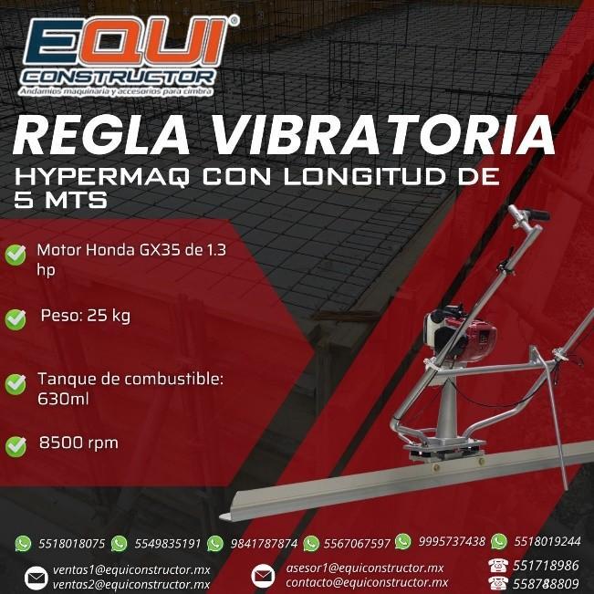 Venta Regla Vibratoria HYPERMAQ Con Longitud de 5 mts en Perote - Imagen 1