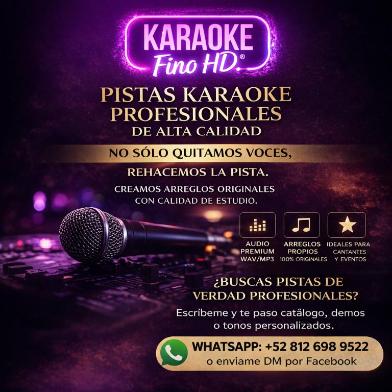 PISTAS KARAOKE PROFESIONALES – CALIDAD DE ESTUDIO en San Nicolás de los Garza - Imagen 1