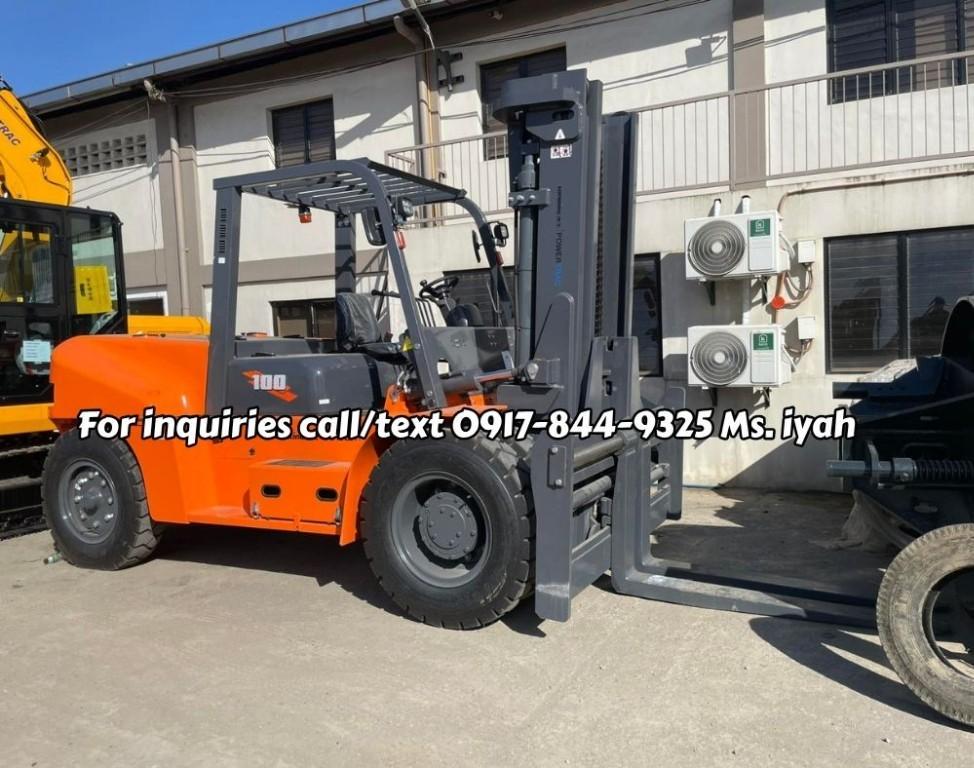 LONKING LG100DT DIESEL TYPE FORKLIFT (ISUZU) 3MTRS MAST, 10T in Malabon - Image 2