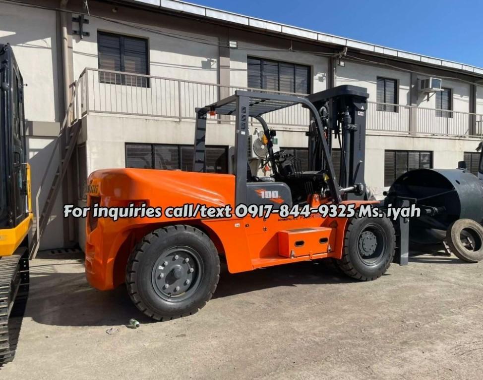 LONKING LG100DT DIESEL TYPE FORKLIFT (ISUZU) 3MTRS MAST, 10T in Malabon - Image 1