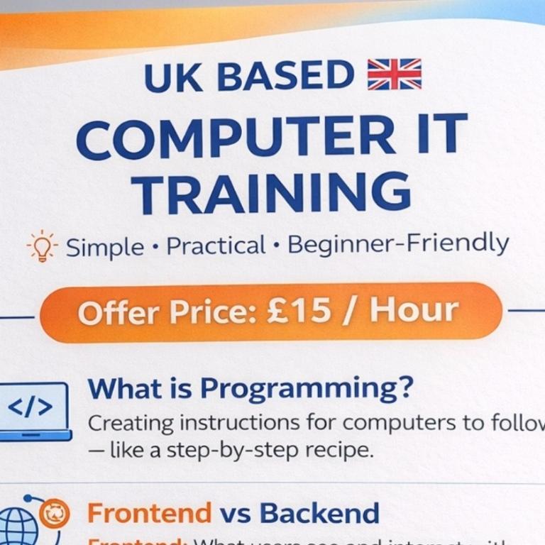 Tutoring training services IT COMPUTERS UK GCSE in United Kingdom - Image 1