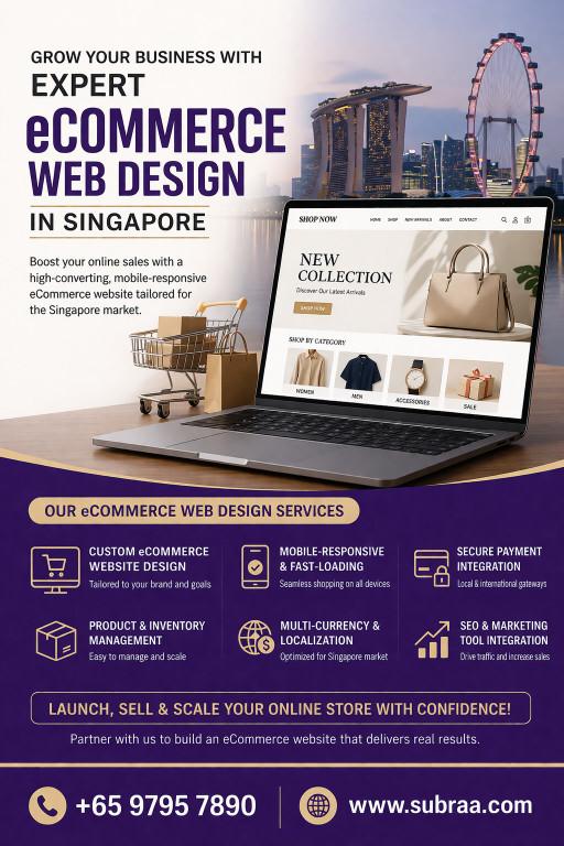 Custom eCommerce Web Design Solutions in Singapore in Ghatkesar - Image 1