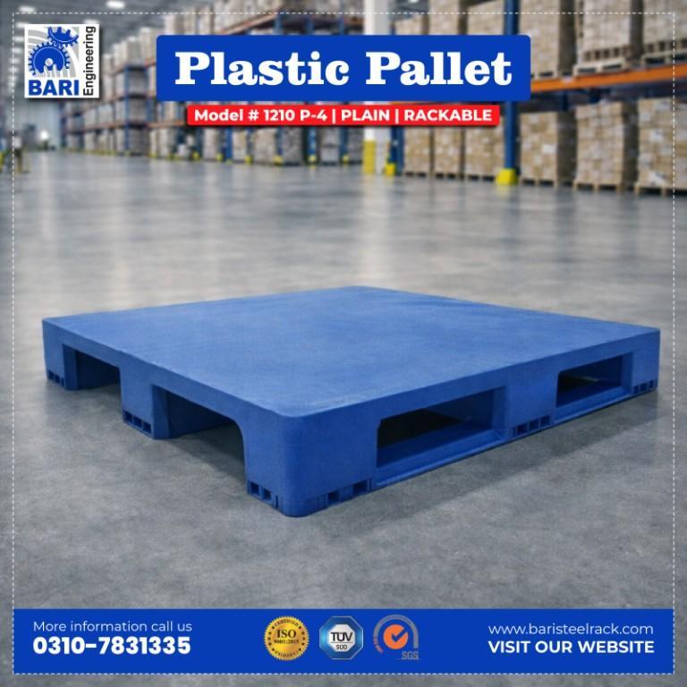 Plastic Pallet 1210 P-4 Rackable | Bari Engineering Pakistan in Cantonment - Image 1