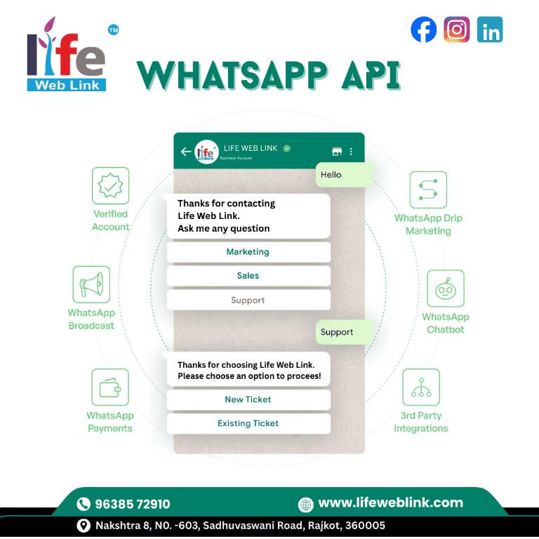 WhatsApp API in Gujarat with Chatbot & Automation Features in Rajkot - Image 1