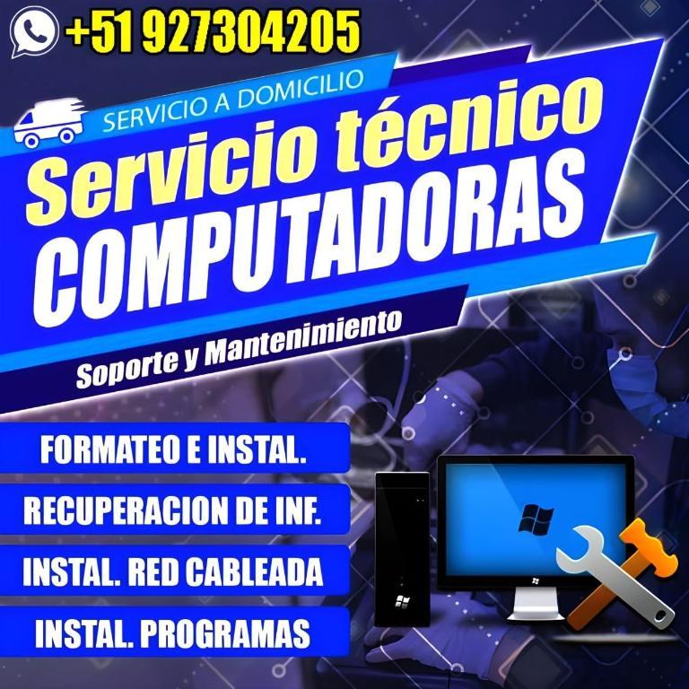 FORMATEO DE COMPUTADORAS A DOMICILIO en Arequipa - Imagen 1