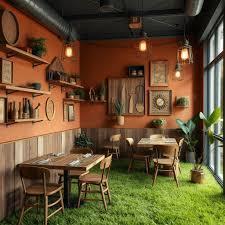 “Rustic Charm Café Interior Inspirations” | Sagar Thakkar in Paharganj - Image 1