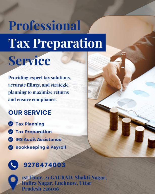 Professional Tax Preparation Service for Hassle-Free Filing in Lucknow - Image 1
