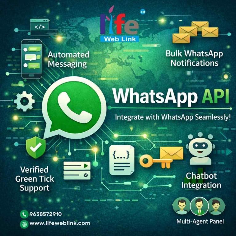 Affordable WhatsApp API in Rajkot – Life Web Link in Rajkot - Image 1