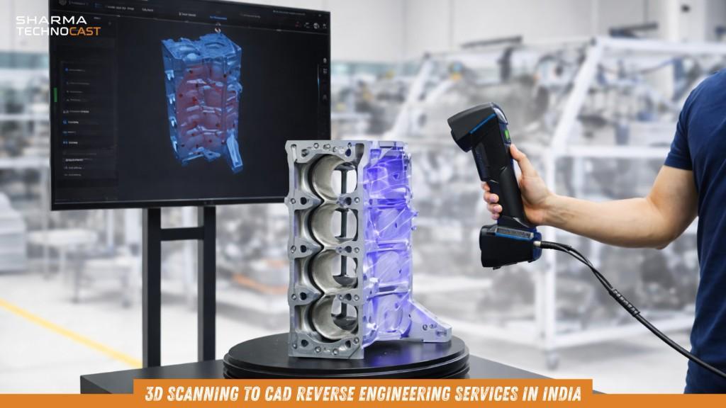 3D Scanning to CAD Reverse Engineering Services in India in Sarkhej - Image 1