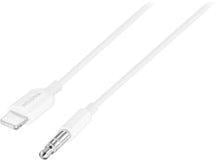 Insignia™ - 6' Lightning to 3.5 mm Audio Cable - White in Miami - Image 1