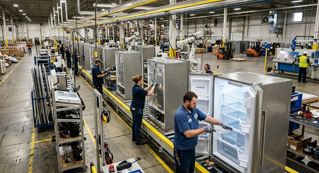 refrigerator manufacturing process – Delta Stark Engineering in India - Image 1