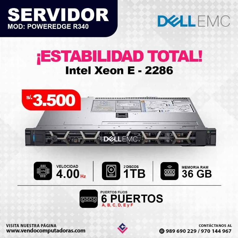 Servidor DELLEMC PowerEdge R340 en Lima - Imagen 1