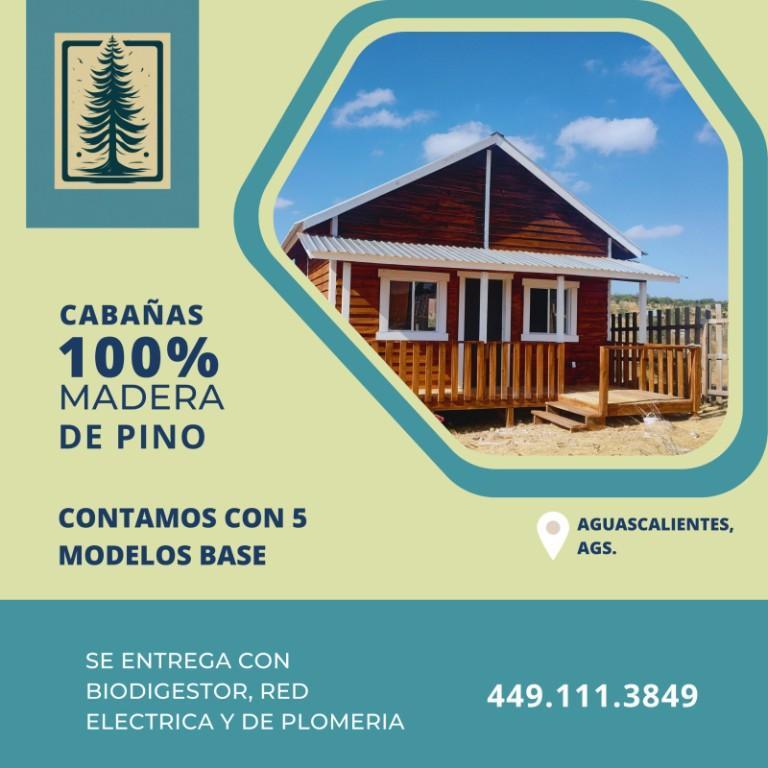 CONTRUIMOS CASAS DE CAMPO 100 MADERA en Aguascalientes (AGS) - Imagen 3