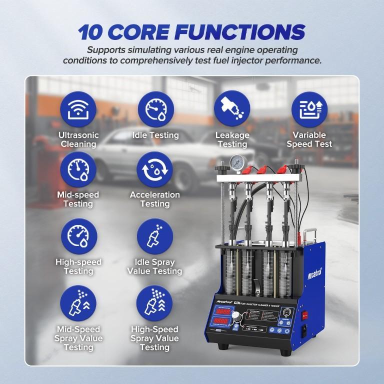 MRCARTOOL V209 GDI Fuel Injector Cleaner Machine in Ahmedabad - Image 8