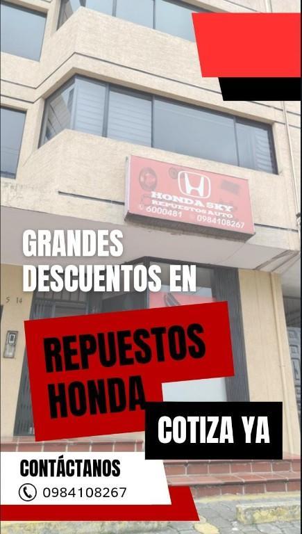 EXPERTOS EN REPUESTOS HONDA ¡CONFIA EN NOSOTROS! en Quito - Imagen 1