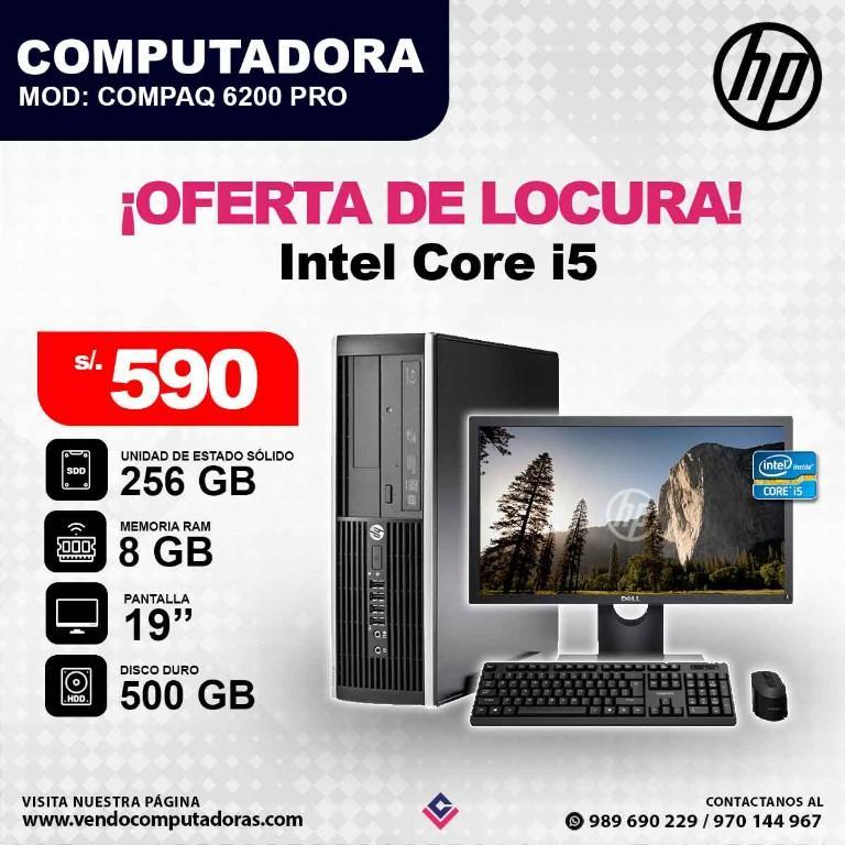 HP Computadora Intel Core i5 en Lima - Imagen 2