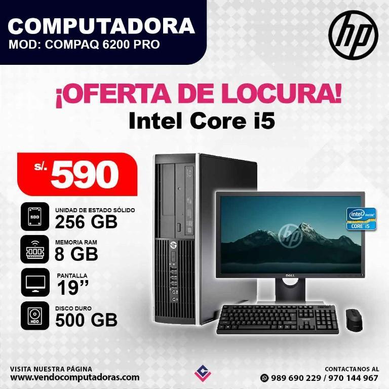 HP Computadora Intel Core i5 en Lima - Imagen 1