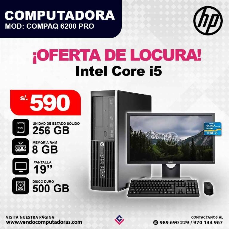 HP Computadora Intel Core i5 en Lima - Imagen 5