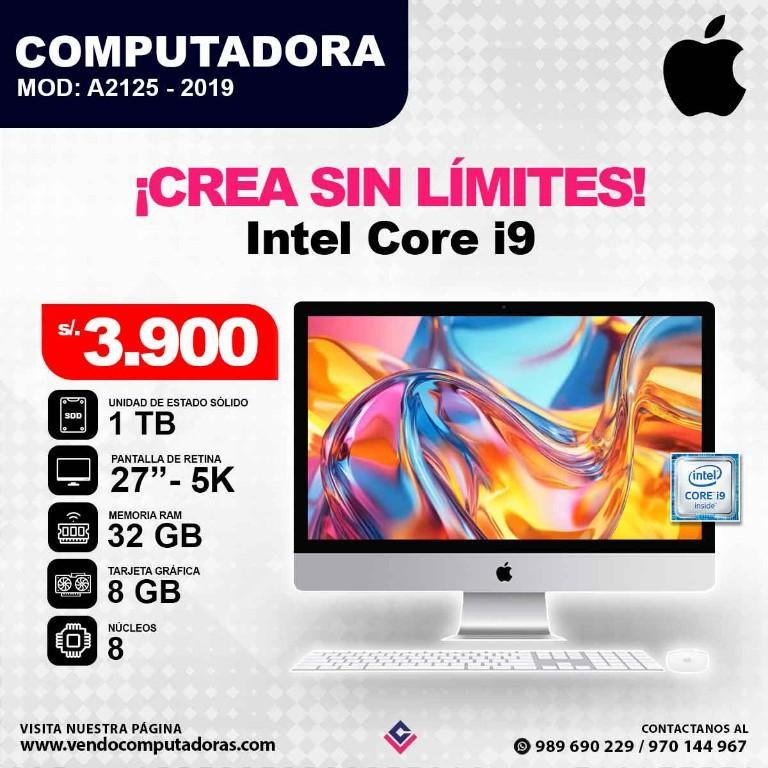 Computadora APPLE iMac Intel Core i9 en Lima - Imagen 2