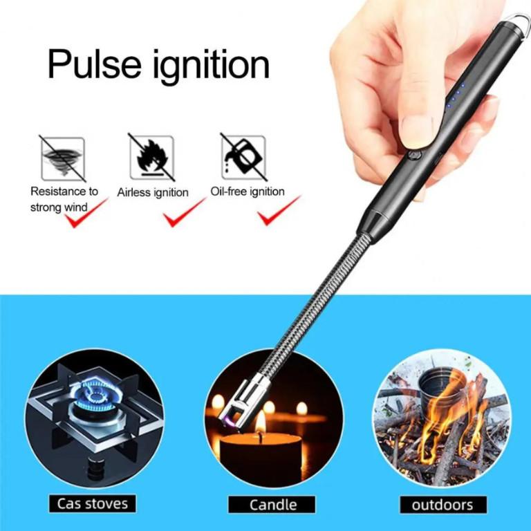 Rechargeable electronic lighter, foldable and rotatable, very at in United Arab Emirates - Image 4