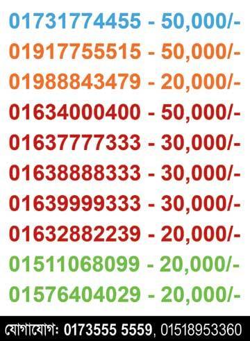 Exclusive VIP SIM Number BD | Lucky & Fancy Mobile Numbers Bd in Bangladesh - Image 2