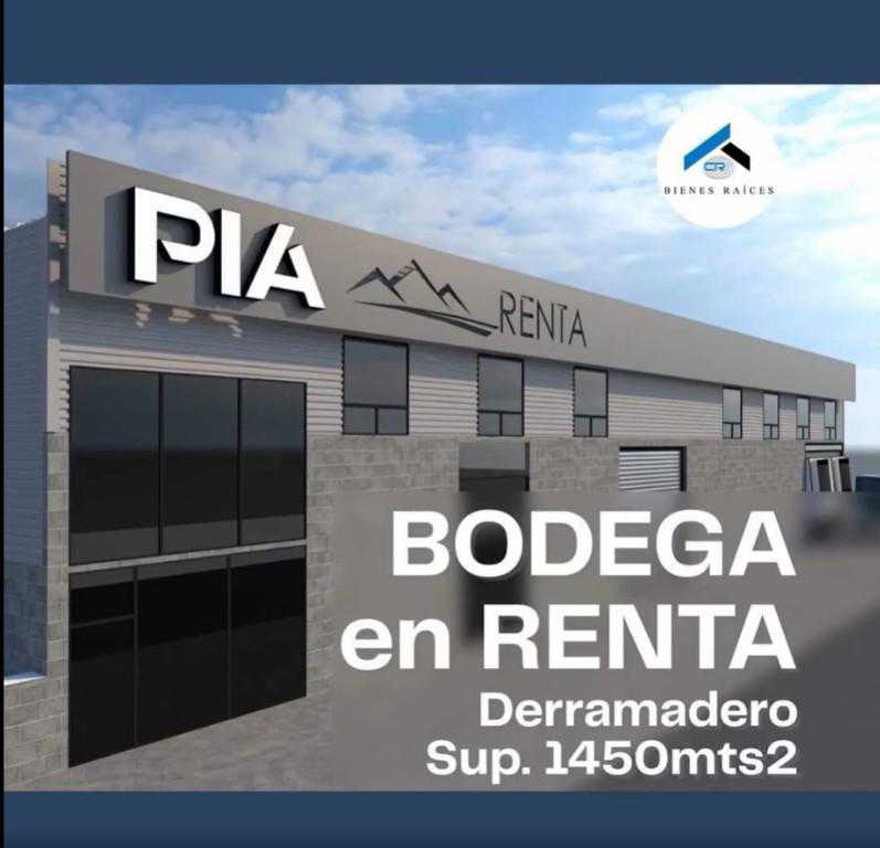BODEGA EN RENTA EN DERRAMADERO en Saltillo - Imagen 1
