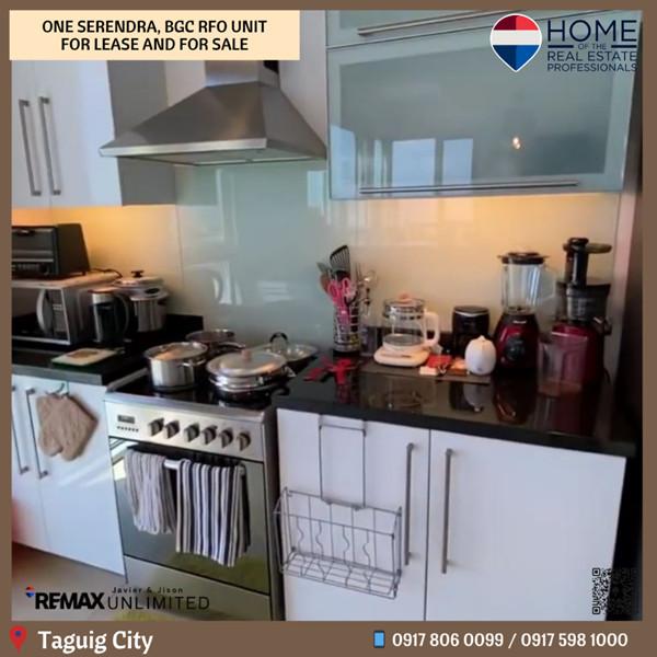 RFO Unit at One Serendra, BGC FOR LEASE & FOR SALE in Bayanan - Image 3