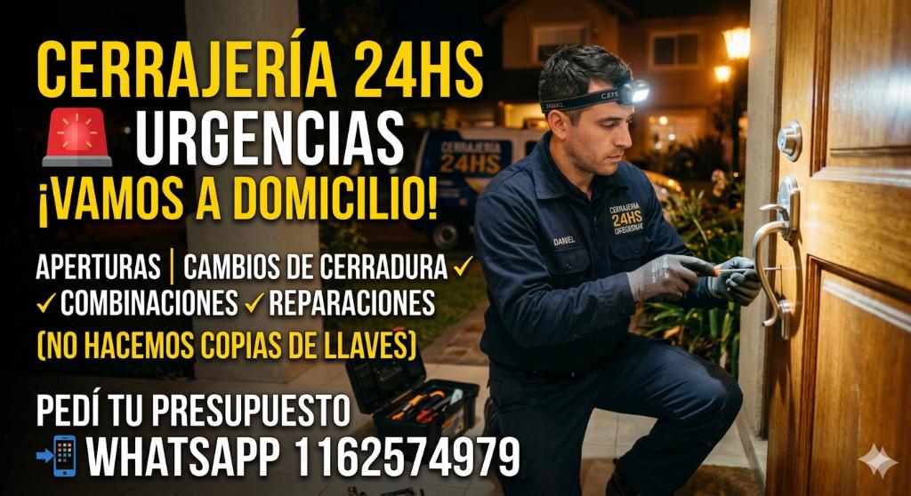 URGENCIAS CERRAJERO A DOMICILIO LAS 24 HORAS en Ciudad Celina - Imagen 3