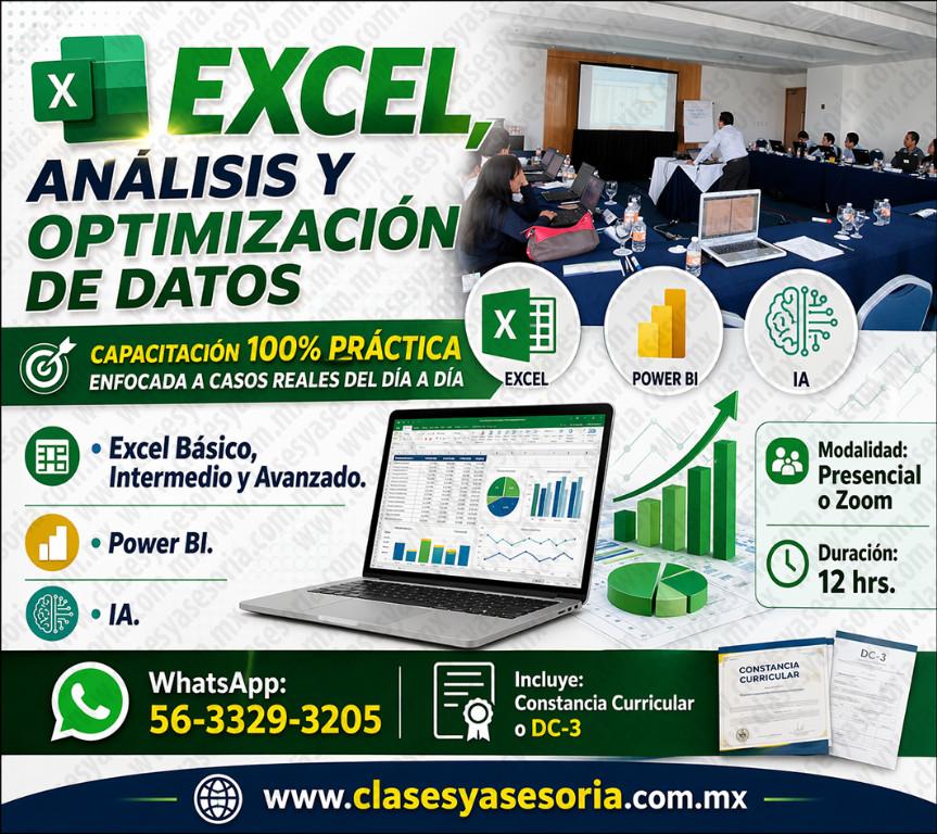 CLASES de EXCEL a DOMICILIO en Santa Catarina - Imagen 1