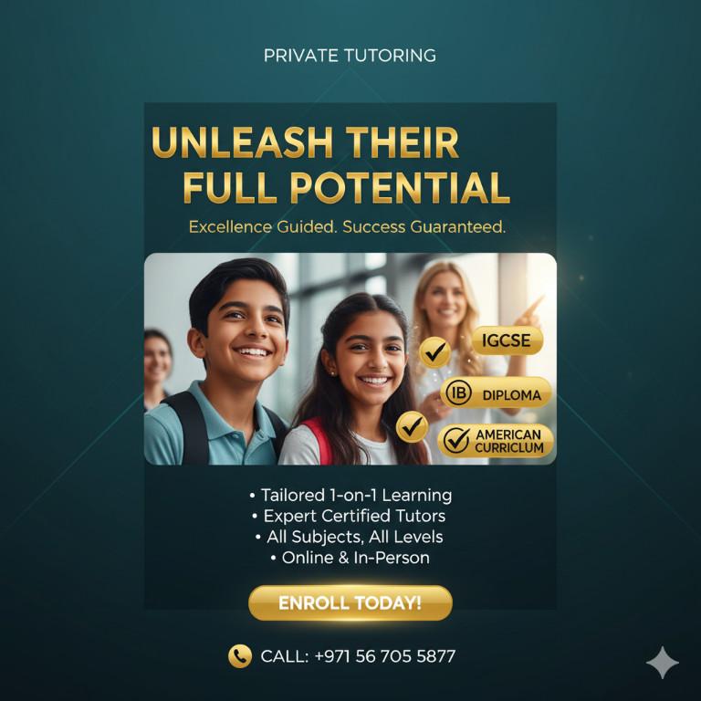 Private Home Tutor Dubai | Maths English Science Tutor UAE | Bri in United Arab Emirates - Image 7